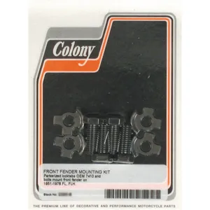 Colony, kit de montaje guardabarros delantero. Parkerizado