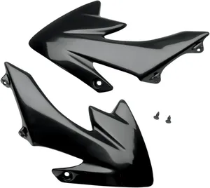 Cubiertas de radiador de repuesto - Cubreradiadores Honda CRF50 negro