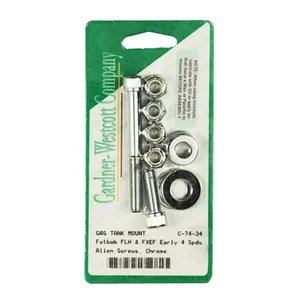 Kit de montaje de depósito de gasolina. Cabeza Allen. Cromado <span style="color: red;font-size: 0,5em">- PEDIDO ESPECIAL -</span>