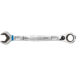 Llave de carraca Wera Joker con interruptor, boca abierta/cerrada - Métrica 19