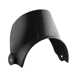C-Racer, soporte para velocímetro con cubierta de faro. Negro