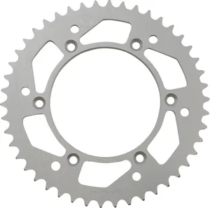 Piñón trasero de aluminio - Corona trasera 46 dientes plateada