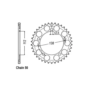 Corona trasera JT 302.41