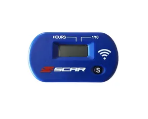 Cuentahoras por vibración sin cables - Horómetro inalámbrico azul