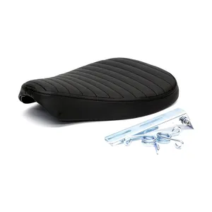 C-Racer, Asiento individual clásico bobber. Grande. Negro