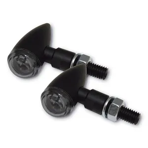 Intermitentes LED PB2 negros, lente ahumada