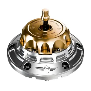 HeinzBikes, tapa de gasolina ventilada 'Performance'. Plateado/Bronce