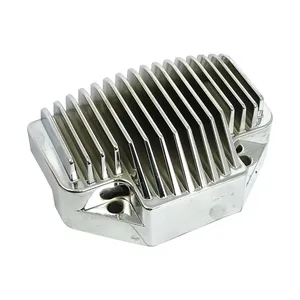Transpo, regulador/rectificador de voltaje. Cromado