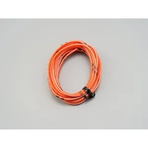Cable eléctrico. 2 metros 0.75mm². Naranja/blanco