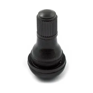 Válvula sin cámara de presión. Tapa negra de plástico