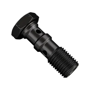 Perno banjo doble Goodridge M10 X 1.25 negro