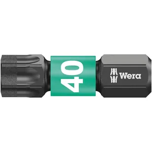 Puntera Wera de 1/4" para tornillos Torx® Impaktor TX40