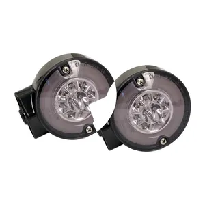 Ringers, intermitentes LED FL. Delanteros. Negro brillante