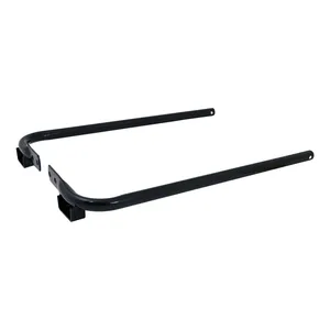 Juego de soportes para alforjas. Negro