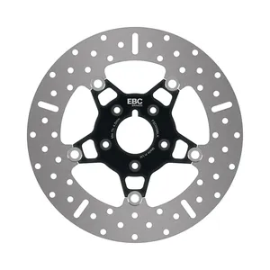 EBC, disco de freno flotante de acero inoxidable de 5 botones. Delantero. Negro