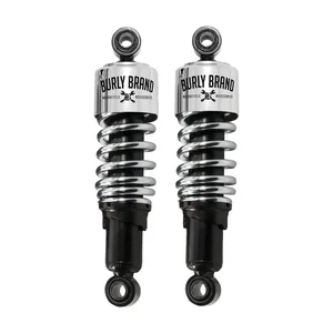 Amortiguadores de descenso Burly, Slammer de 10.5". Cromados
