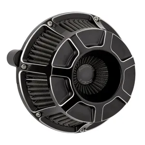 Arlen Ness, Filtro de Aire Invertido Biselado, Negro