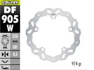 Disco de freno Fixed Wave para motocicleta