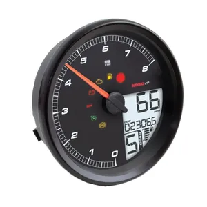 KOSO, velocímetro / tacómetro HD-05. Bisel negro
