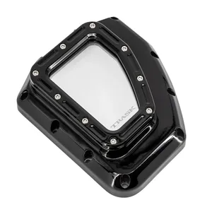 Trask, tapa de árbol de levas serie Assault con ventana. Negro mate <span style="color: red;font-size: 0,5em">- PEDIDO ESPECIAL -</span>