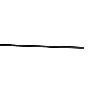 Tubo termorretráctil. 120cm, 1/8" (3.2 a 1.6mm). Negro