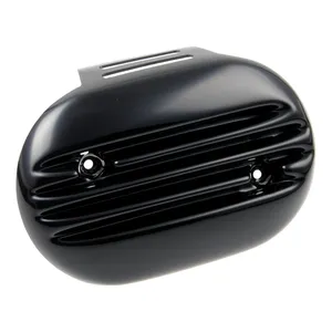 Cult-Werk, cubierta del filtro de aire Racing. Negro brillante