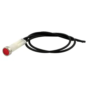 Luz indicadora de 3/8. Roja, sin símbolo