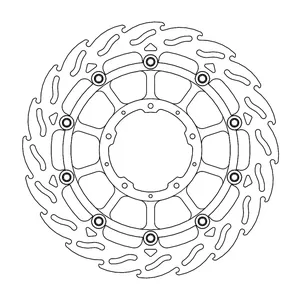 Rotor de freno flotante serie Flame de Moto-Master