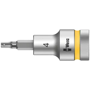 Punta hexagonal Wera Zyklop con accionamiento de 1/2" y función de retención