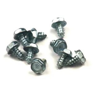 Tornillo 10-16 x 3/8. Autoperforante, cabeza hexagonal
