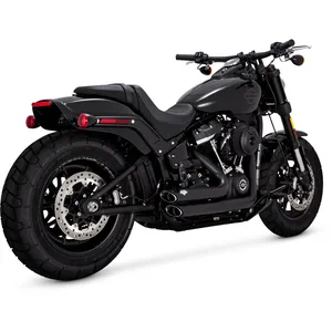 Escape Vance & Hines, Shortshots escalonado PCX. Negro