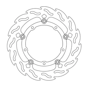 Rotor de freno flotante serie Flame de Moto-Master