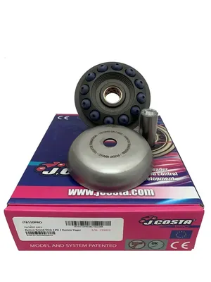 Variador Pro de motocicleta en primer plano