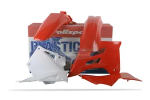 Kit de carrocería estándar - carenados MX/ENDURO completo rojo/blanco