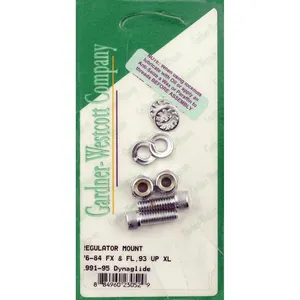 GW, kit de montaje de regulador/rectificador. Allen cromado <span style="color: red;font-size: 0,5em">- PEDIDO ESPECIAL -</span>