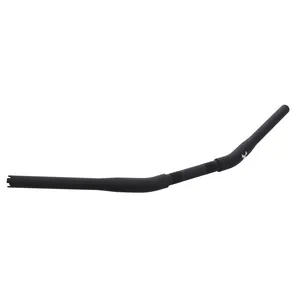 Burly, barra de arrastre de 1-1/4". Negro mate
