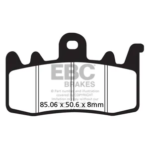 Pastillas de freno EBC, V-Pad Semi Sintered