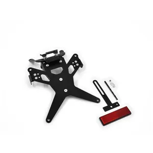 Soporte de matrícula Zieger X-Line negro