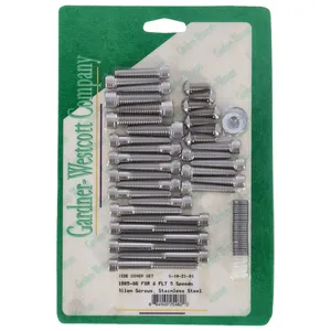 Kit de montaje de tapa lateral Big Twin, allen de acero inoxidable <span style="color: red;font-size: 0,5em">- PEDIDO ESPECIAL -</span>