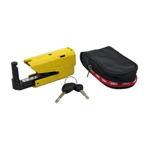 Abus, 8077 Granit Detecto XPlus 2.0 candado de disco. Amarillo