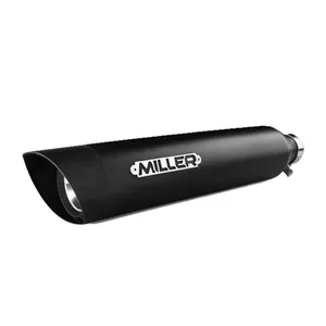 Miller, silenciadores slip-on Destiny. Euro 5. Negro mate