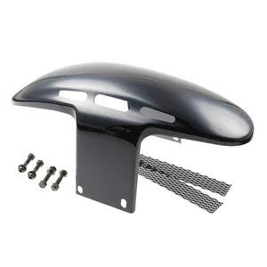 Guardabarros delantero 'Custom V2' de Cult-Werk, 21". Negro brillo