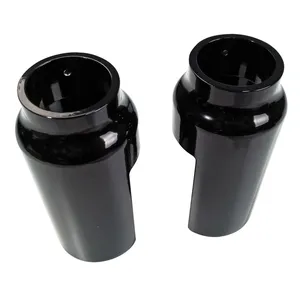 Cult-Werk, kit de cubiertas inferiores de horquilla de 2 piezas, negro brillante <span style="color: red;font-size: 0,5em">- PEDIDO ESPECIAL -</span>