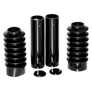 Kit de cubiertas de horquilla de 6 piezas Cult-Werk. Negro brillante