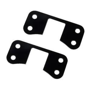 Arlen Ness, soportes elevadores de guardabarros delanteros de 21". Negro