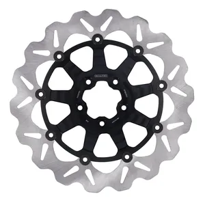 Galfer disco de freno. Wave. Flotante. Negro/Brillante. 330x5mm