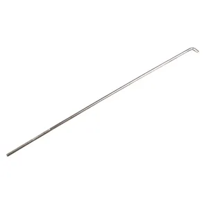 Varilla de freno trasero. 23" de largo. Cromada