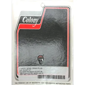 Kit de tapón de drenaje y junta del plato de flotador Colony, Linkert