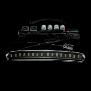 Custom Dynamics, luz para tapa de Tour-Pak®. Cromo, lente ahumada