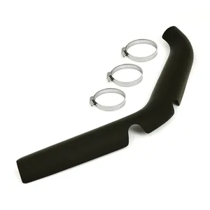 Protector térmico del colector de escape delantero FL 2-1 negro